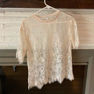 Taylor and Sage Lace Top 🤍
